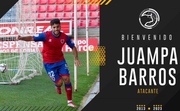 Juampa Barros se incorpora a la disciplina de Unionistas de Salamanca