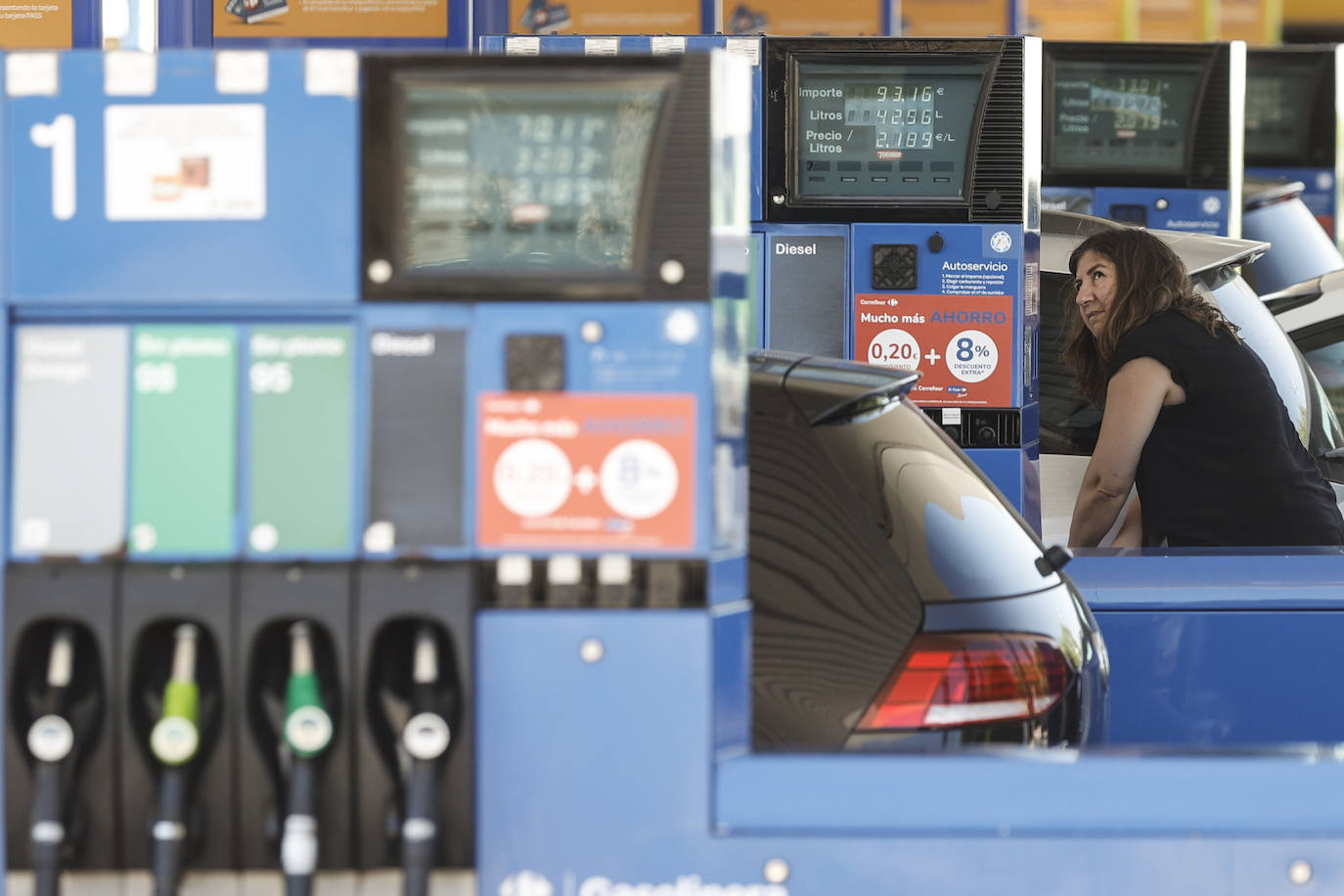 Aumentan de 9 a 42 las estaciones de servicio con la gasolina a menos de dos euros en Valladolid