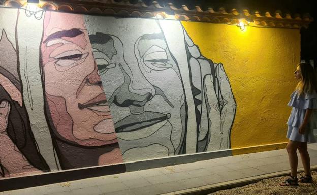 La Ruta de los Murales de Santa Marta mejora su iluminación con proyectores sobre las obras