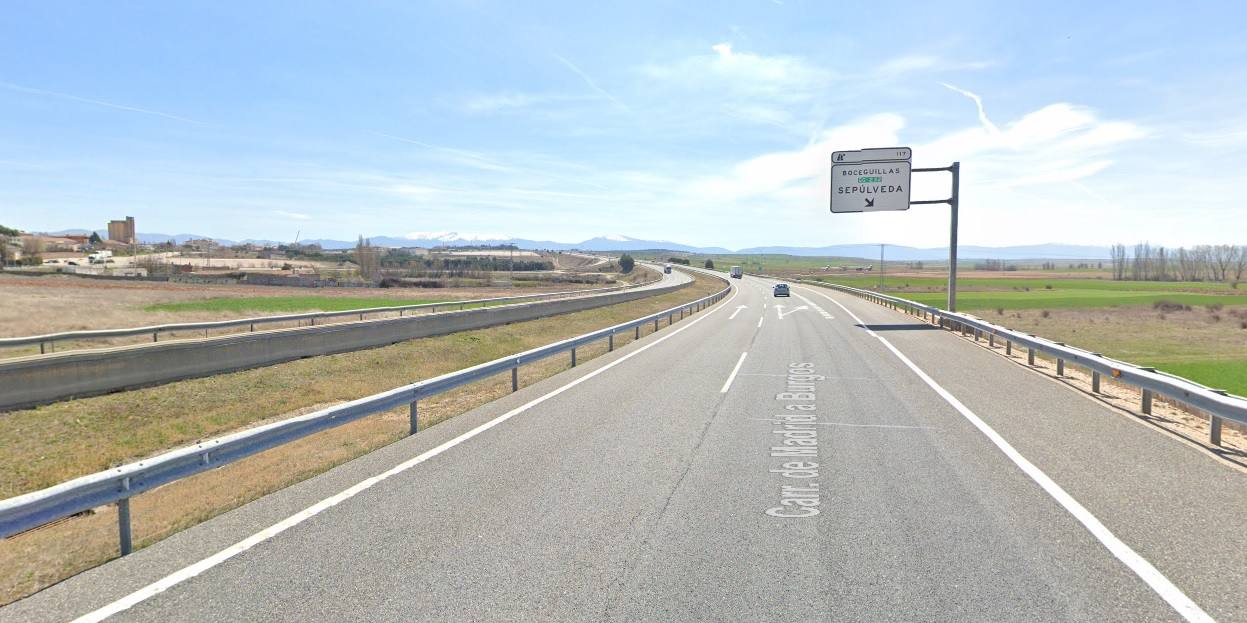 El vuelco de un camión en Boceguillas corta la A1 durante más de cuatro horas