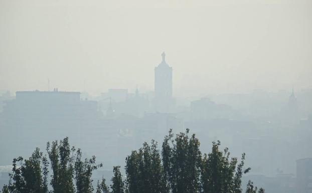 El Ayuntamiento alerta de la contaminación del aire en Valladolid por los incendios de Ávila y Zamora