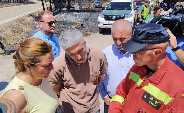 El incendio de Quintanilla del Coco vive «horas críticas» con previsión de fuertes vientos