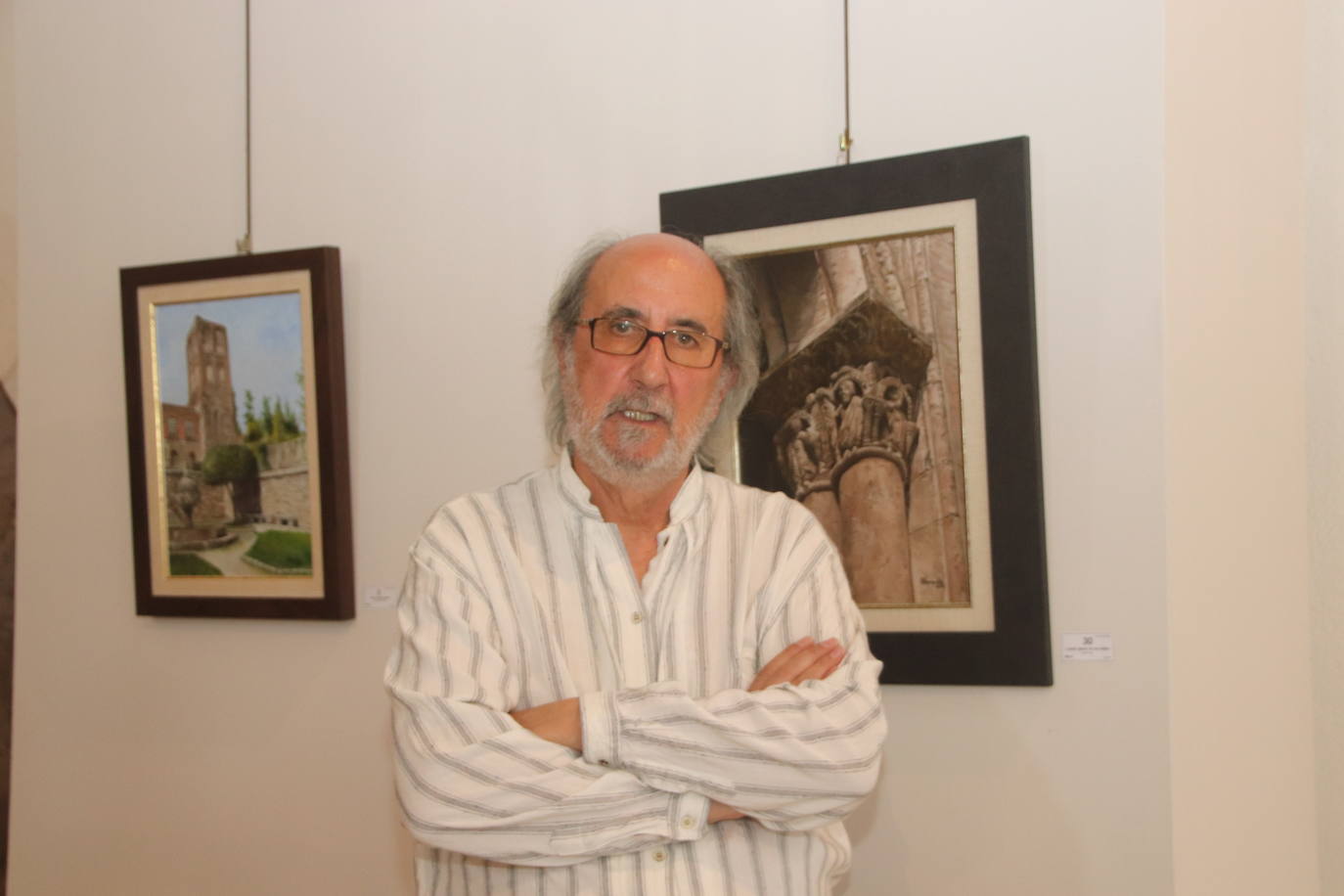 José Luis Llorente expone su 'Retrospectiva' en la iglesia de San Francisco de Cuéllar