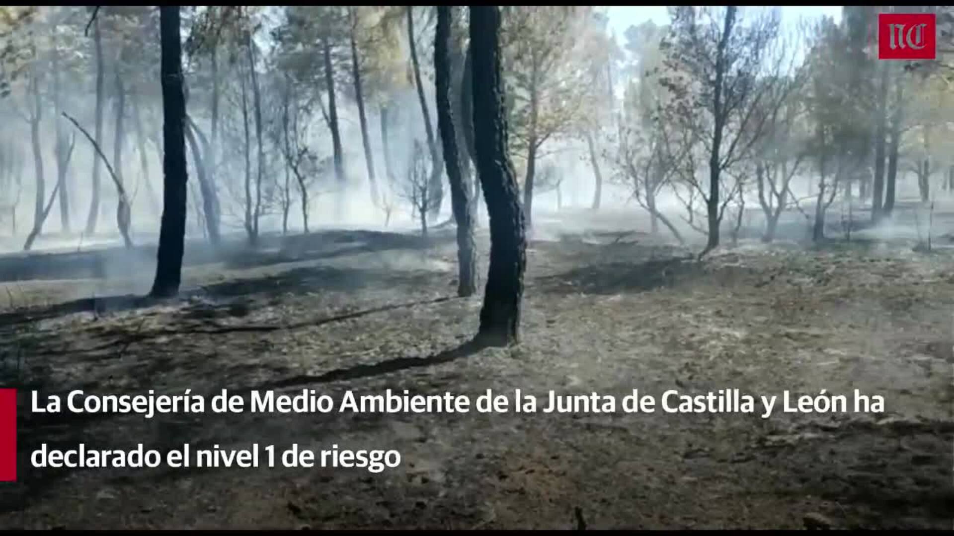 Controlan un incendio de nivel 1 en Segovia