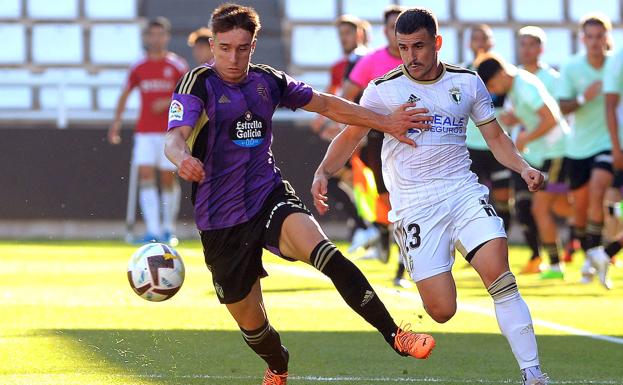 Percance con Fresneda en el último entrenamiento del Real Valladolid