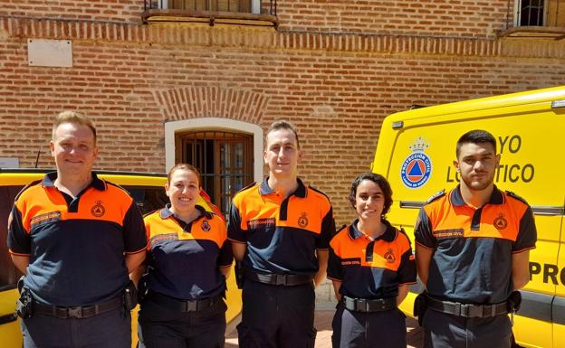 Los voluntarios de Protección Civil, pregoneros de las fiestas de Laguna