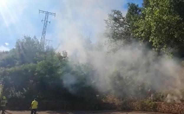 Identificado un menor como autor de un incendio en una zona arbolada de Béjar