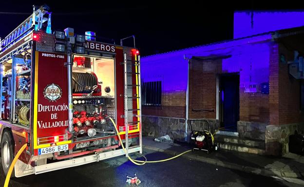 Un incendio provoca graves daños en una vivienda de Nava de la Asunción