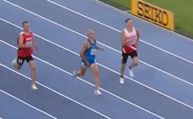 Acaba en última posición por competir sin calzoncillos y no poder controlar su pene