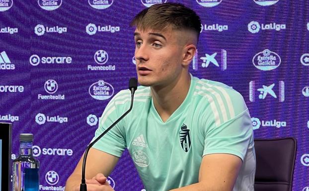 Fresneda: «La oferta del Atleti te hace pensar las cosas pero seguir en el Valladolid es la mejor decisión»