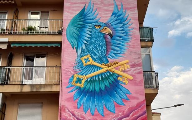 Santa Marta suma un nuevo mural a su galería artística urbana con la obra de Roberto Becerro