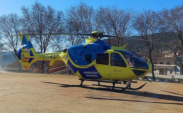 Herido grave un motorista en un accidente en la provincia de Burgos