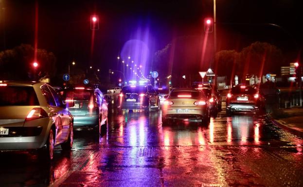 La lluvia descarga en repetidas ocasiones en Valladolid