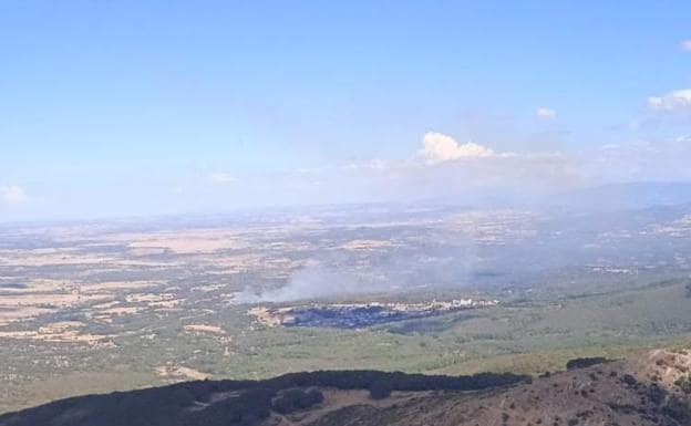 Estabilizado y en nivel cero el incendio forestal de Linares de Riofrío