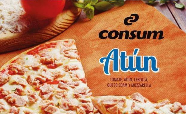Retiran pizzas de atún congeladas contaminadas de la marca Consum