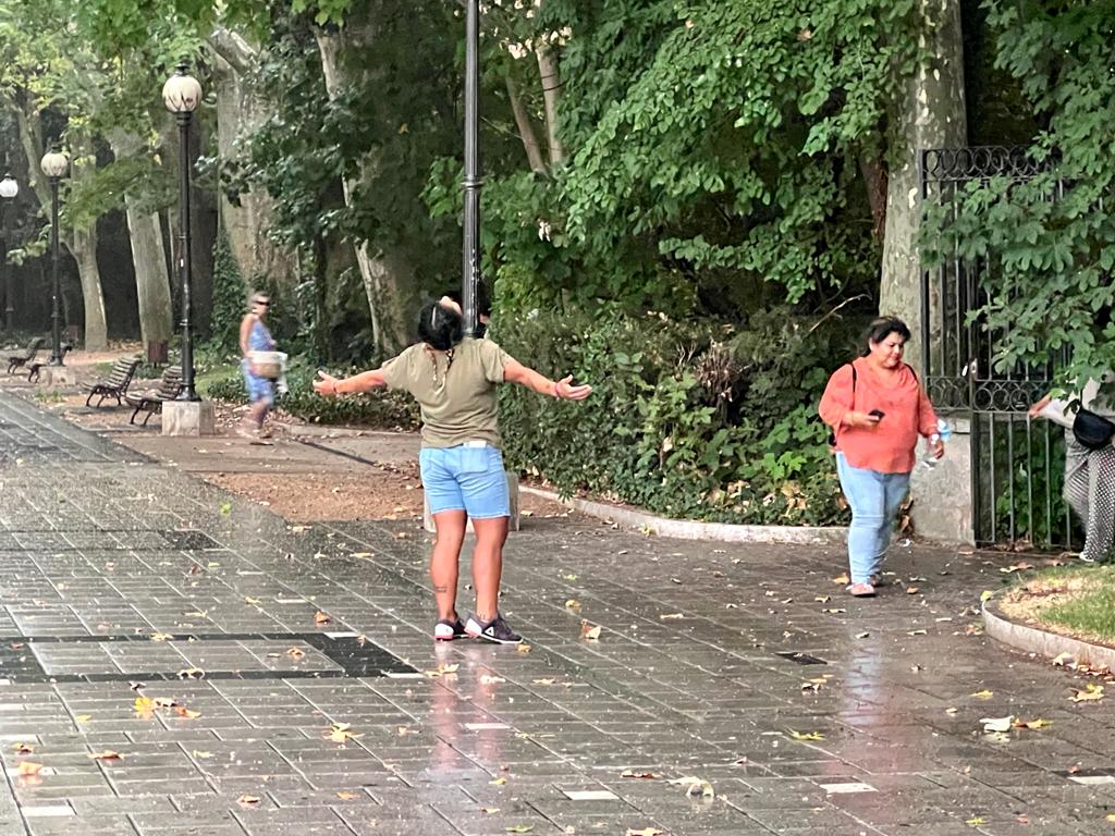 La tormenta deja dos litros por metro cuadrado en Valladolid