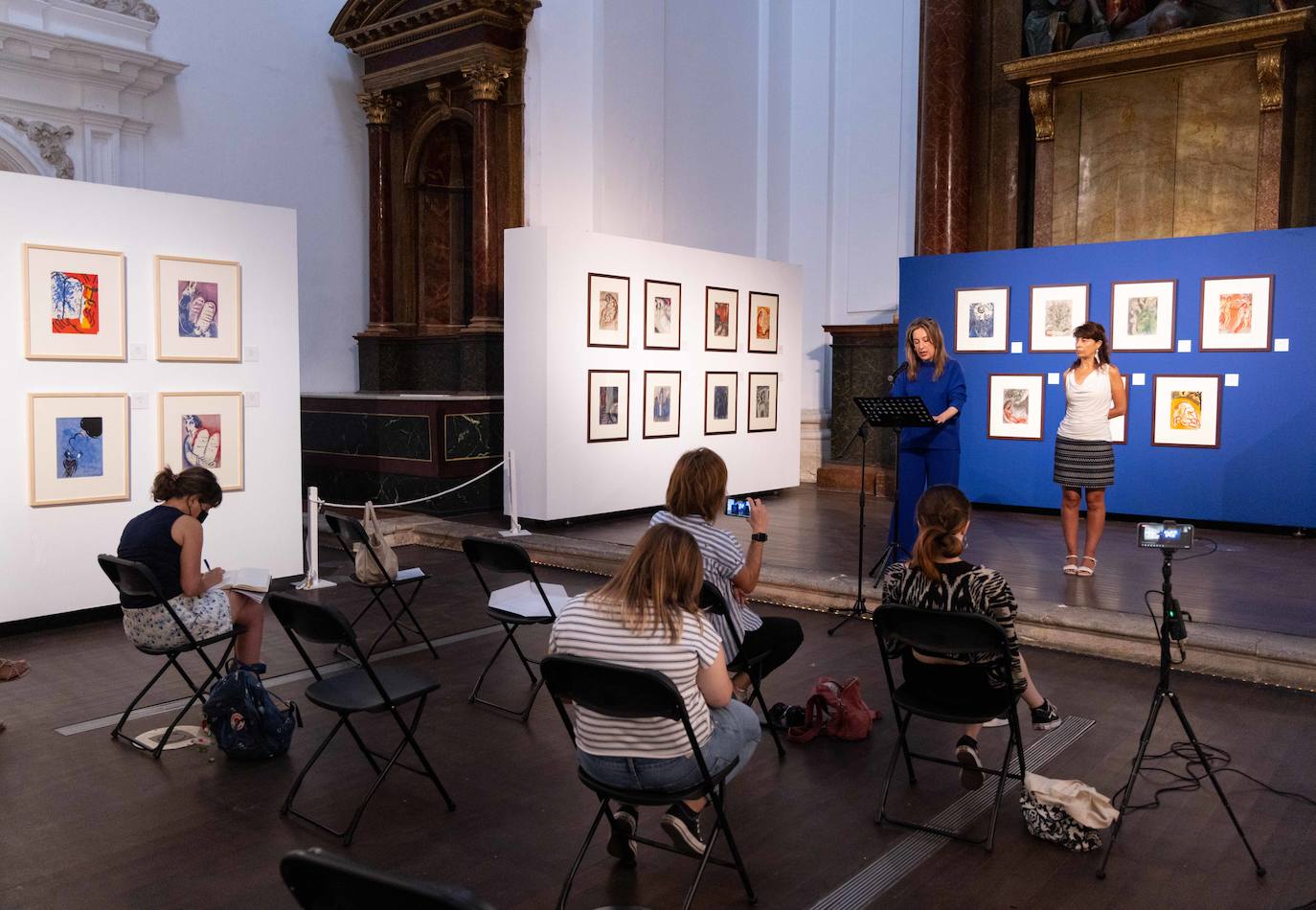 Exposición 'Los estados del alma' de Chagall en la Sala de las Francesas de Valladolid