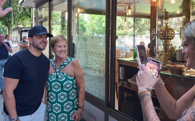 Luis Fonsi ya está en Palencia en la víspera de su concierto