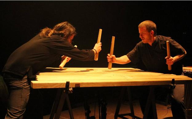 Txalaparta, el instrumento atávico que este miércoles sonará en Valladolid