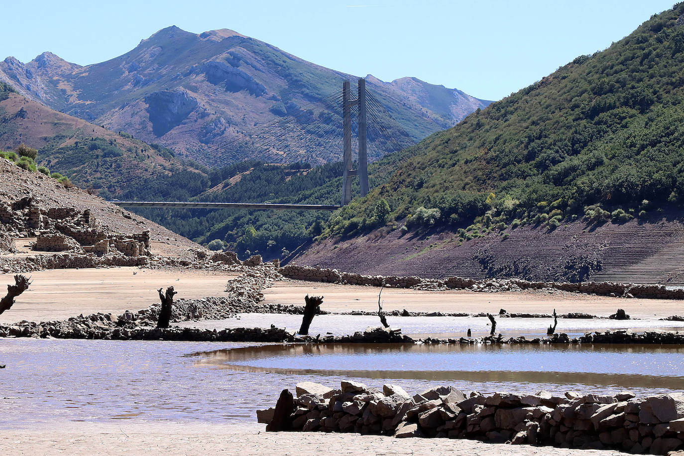 La reserva de agua de la cuenca del Duero baja hasta el 37,8%