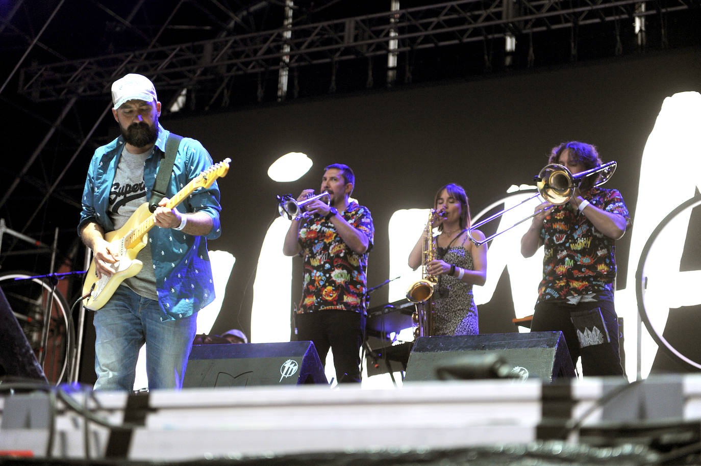 El concierto de Vilma en la Plaza Mayor, en imágenes