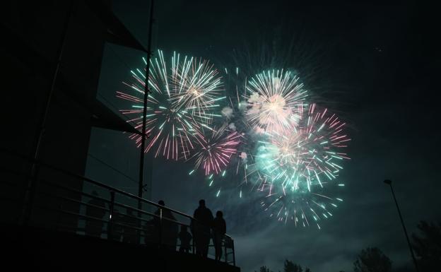 Así han sido los fuegos artificiales de este viernes de fiestas de Valladolid