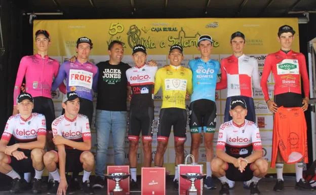 El uruguayo Thomas Silva vence en la última etapa de una Vuelta a Salamanca que gana Edgar Cadena
