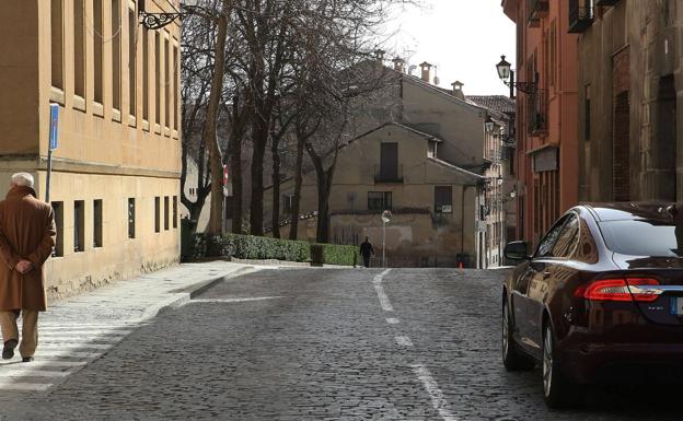 La intervención en la calle San Agustín espera al avance de las obras del Cervantes