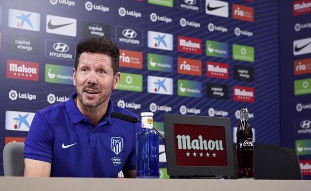 Simeone: «Soy afortunado por tener jugadores entregados a una causa»