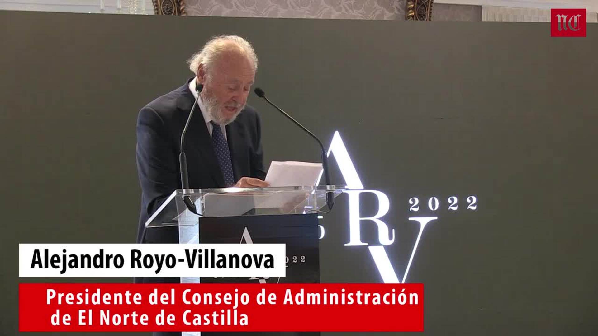 El Norte de Castilla homenajea a Alejandro Royo-Villanova en su despedida del Consejo del diario