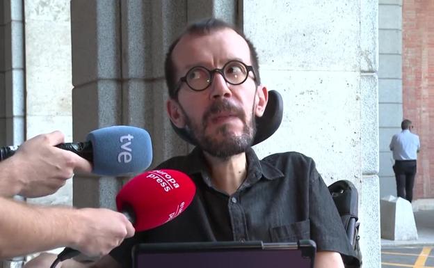 Echenique, sobre la suspensión del pleno en las Cortes: «La derecha está cruzando líneas rojas»