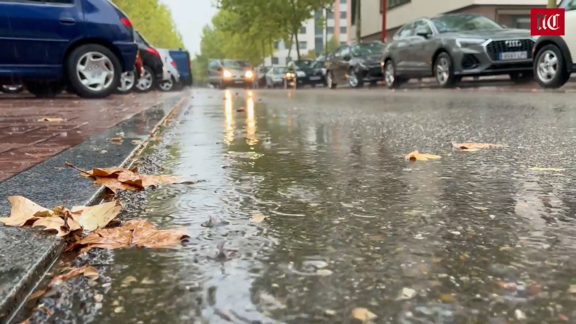 Una tromba de agua deja en Valladolid más agua en media hora que en el resto de septiembre