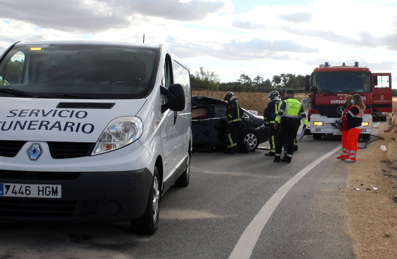 Dos muertes en un accidente en Aldeosancho