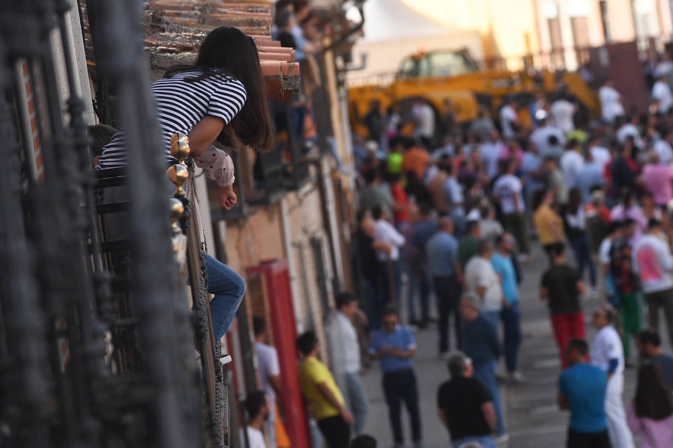 Encierro con motivo del Día de la Vendimia en Rueda