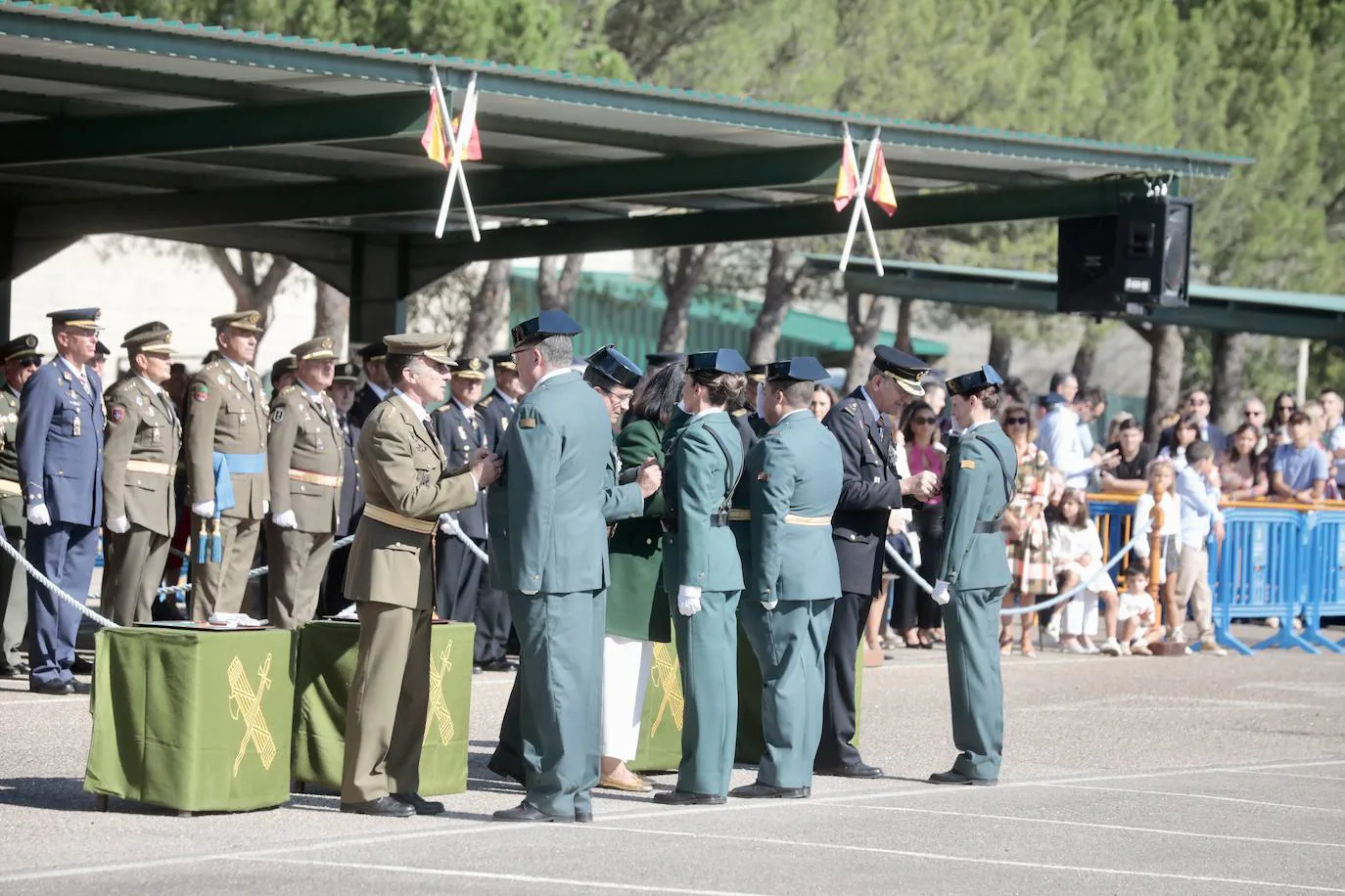 La Guardia Civil luce sus mejores galas en sus 179 años en Valladolid