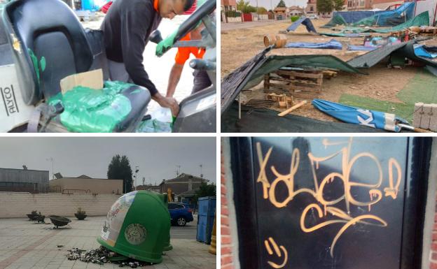 Preocupación y malestar en Boecillo por una oleada de actos vandálicos