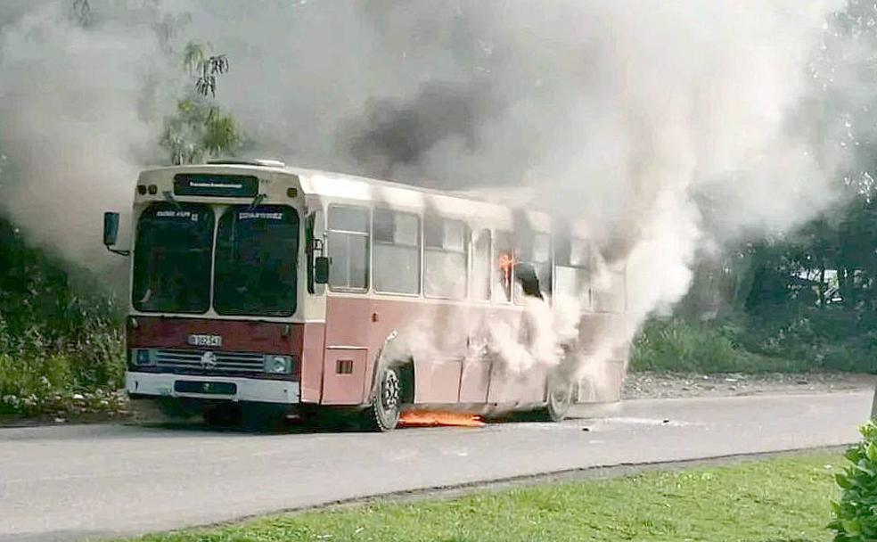 El autobús de Auvasa que fue a morir a La Habana