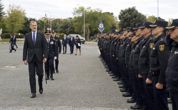 El Rey inaugura en Ávila el primer curso del Centro Universitario de Formación de la Policía Nacional