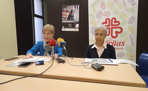 Cáritas ya ha acogido este año en su centro de Palencia a 461 personas sin hogar
