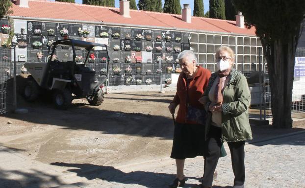 Un Santo Ángel de la Guarda en obras se prepara para recibir a miles de segovianos