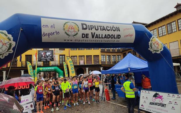 Paula Herrero rebaja el récord de la carrera Villa del Tratado de Tordesillas