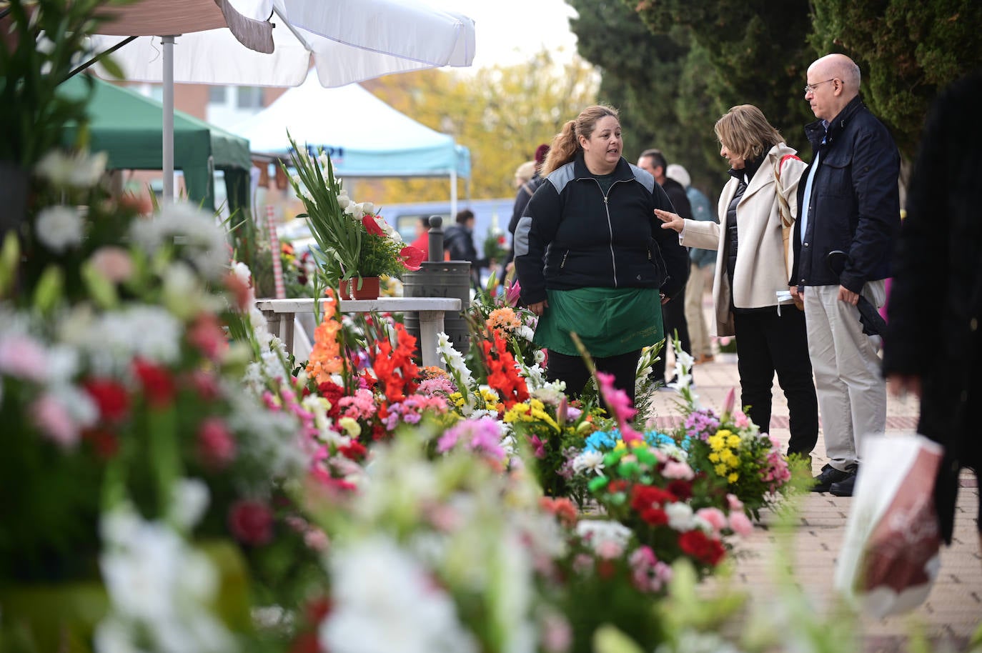 El cementerio del Carmen de Valladolid, durante el Día de Todos los Santos