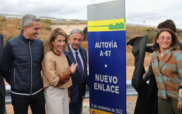 El enlace de la A-67 en Quintanilla de las Torres mejorará la conexión con Cantabria