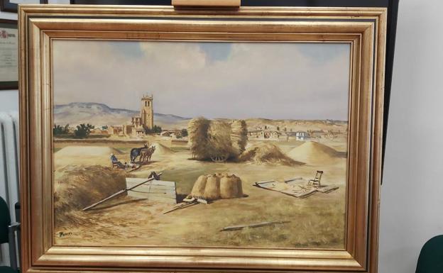 Villamuriel homenajea con una muestra al acuarelista Jesús Meneses