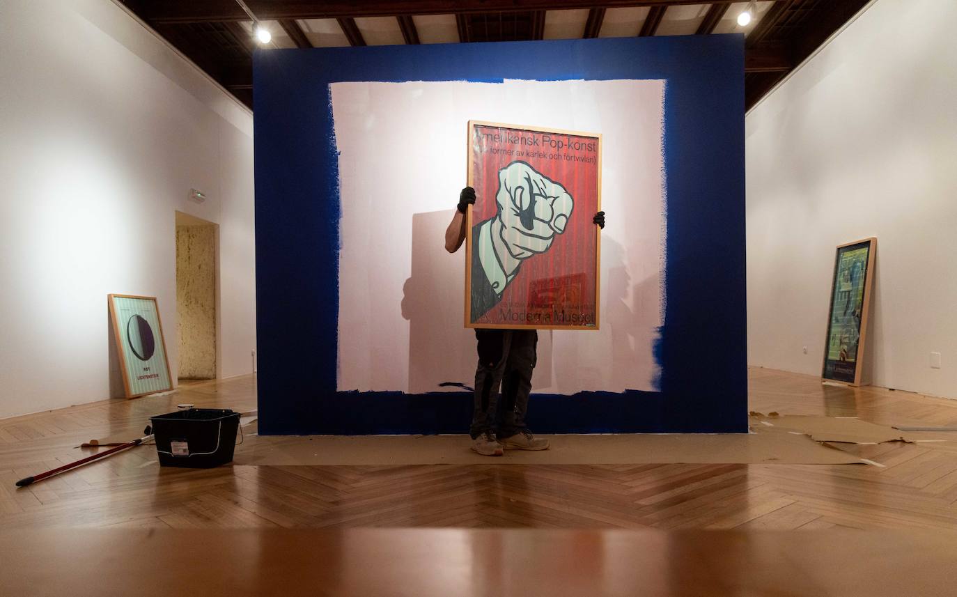 Fotos: Así se prepara una exposición en Valladolid