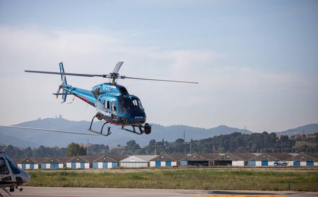 Piden nueve años por lanzar un cohete a un helicóptero de los Mossos