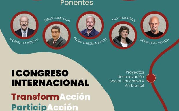 Vicente Del Bosque, Calatayud o Pérez Gellida, en el cartel de las ponencias de apoyo a la docencia