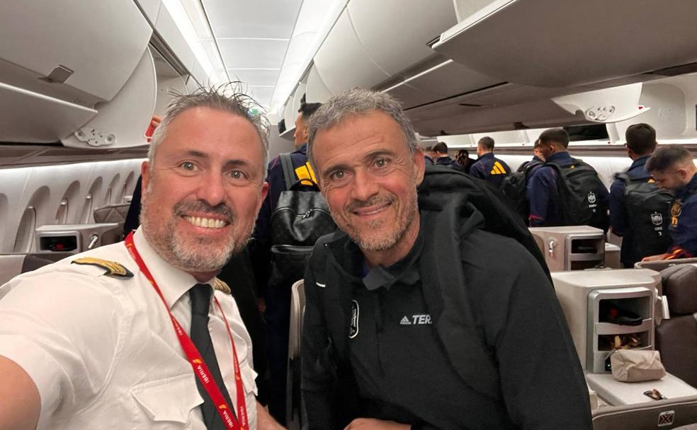 El vuelo a Amán de La Roja con un piloto palentino
