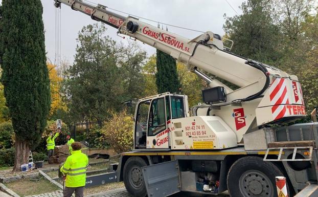El 'Monumento a Daniel de Zuloaga' se traslada a San Juan de los Caballeros