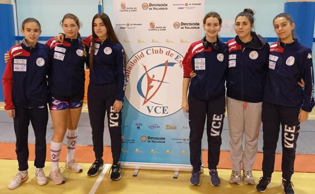 El equipo femenino del Valladolid Club de Esgrima estará en el Campeonato de España júnior